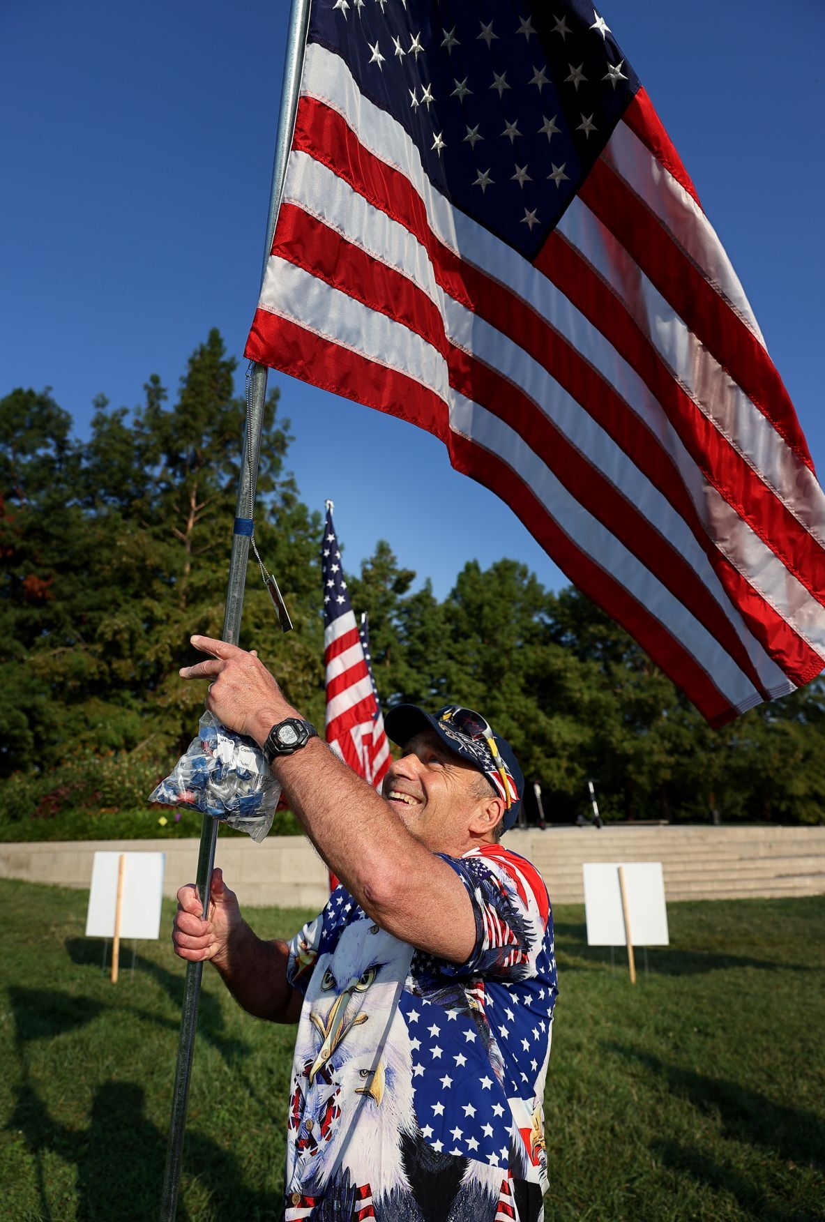 Flags of Valor comes down on Art Hill after 9/11 anniversary